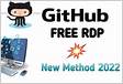 ﻿GitHubs RDP Method How to Access it FREE